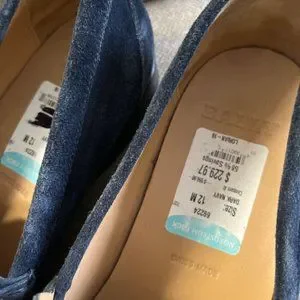 Bally | Shoes | Bally Blue Suede Size 2 Loafers | Poshmark display picture 3